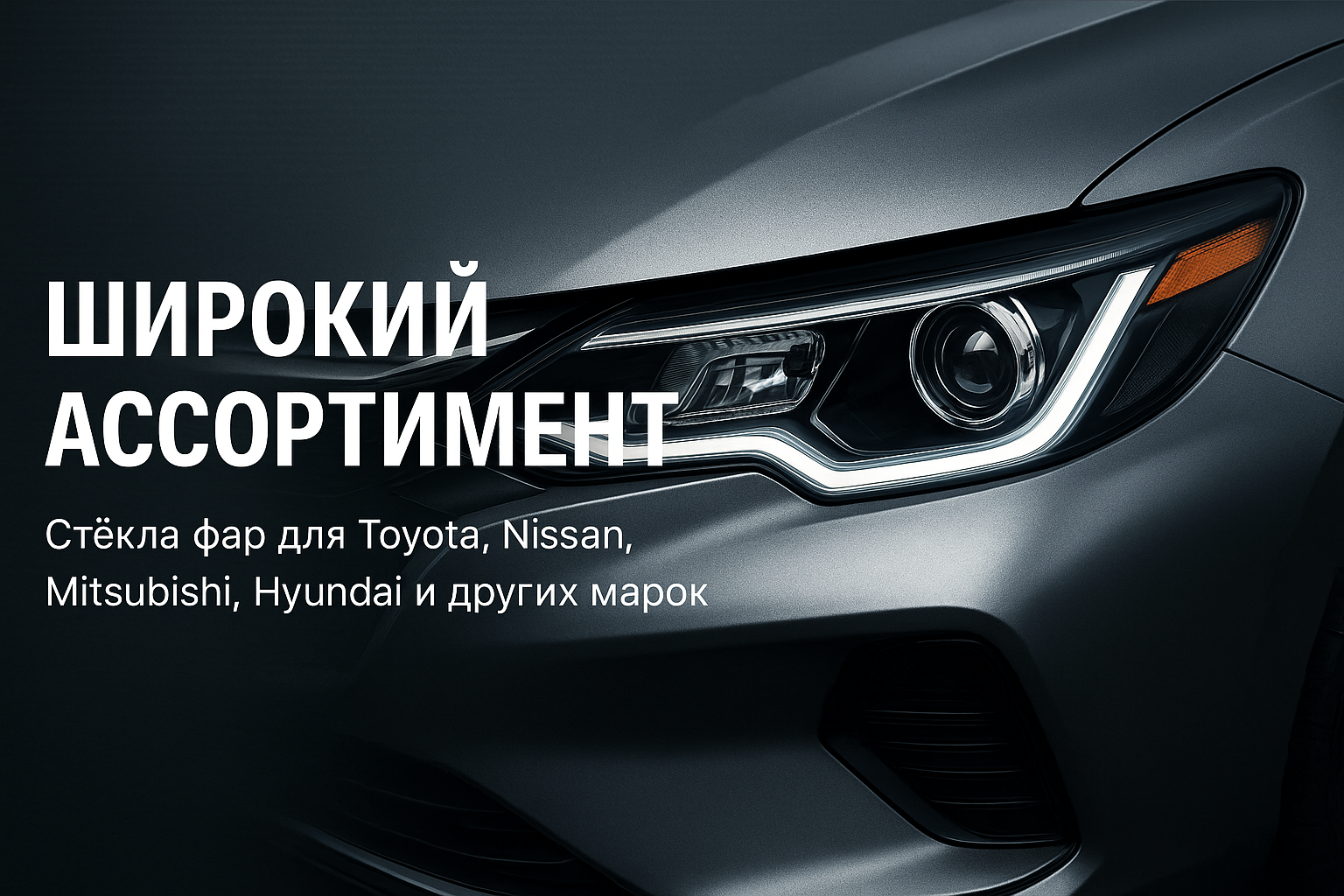 Широкий ассортимент стекол фар