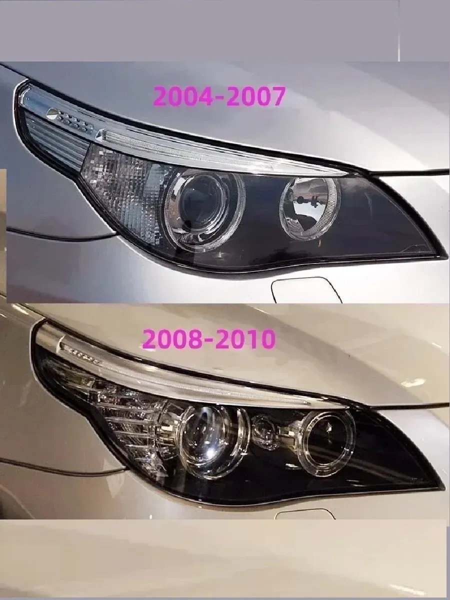 Стекло фары BMW 5 серии 2008-2010г. E60 E61 комплект.
